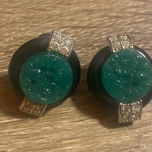 Kenneth Jay Lane Art Deco earrings